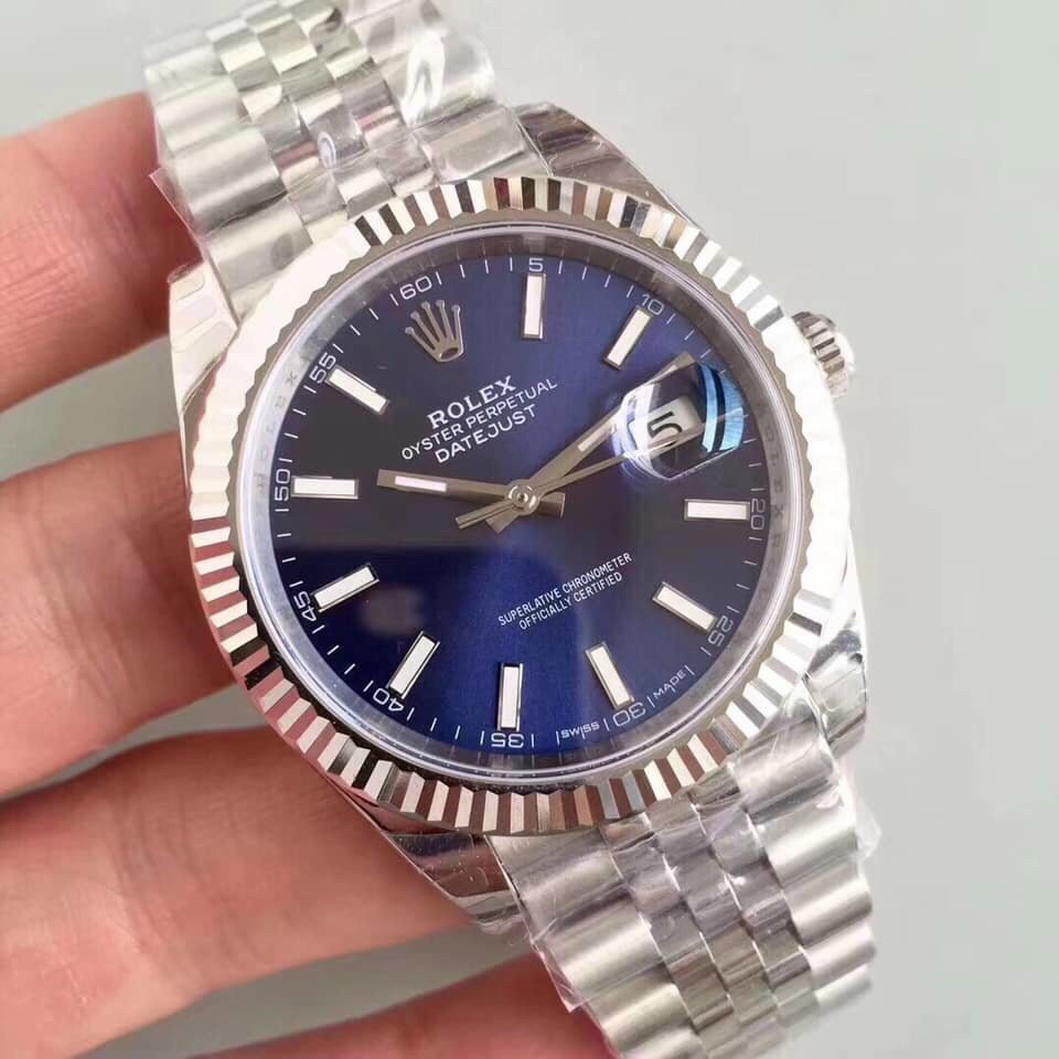 Đồng Hồ Rolex toạ độ cơ automatic dây kim loai