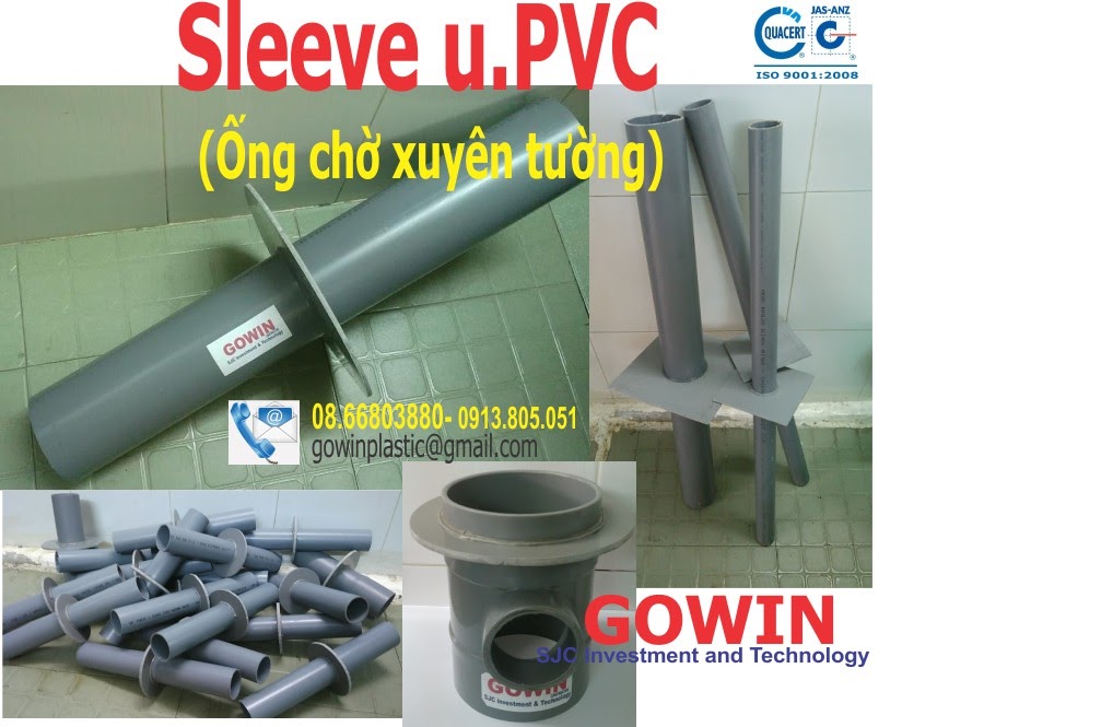 Sleeve pvc  D110 - D500 & SX theo yêu cầu LH 0913.80.50.51 để được tư vấn hỗ trợ