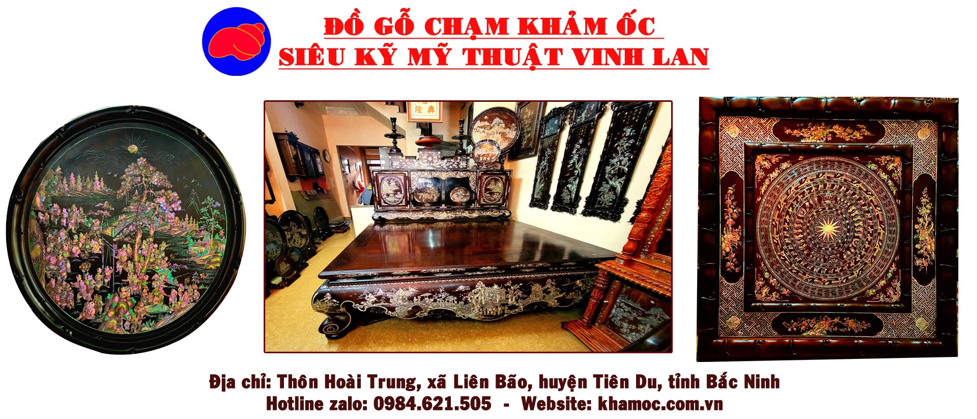 Đồ gỗ khảm trai, khảm ốc cao cấp