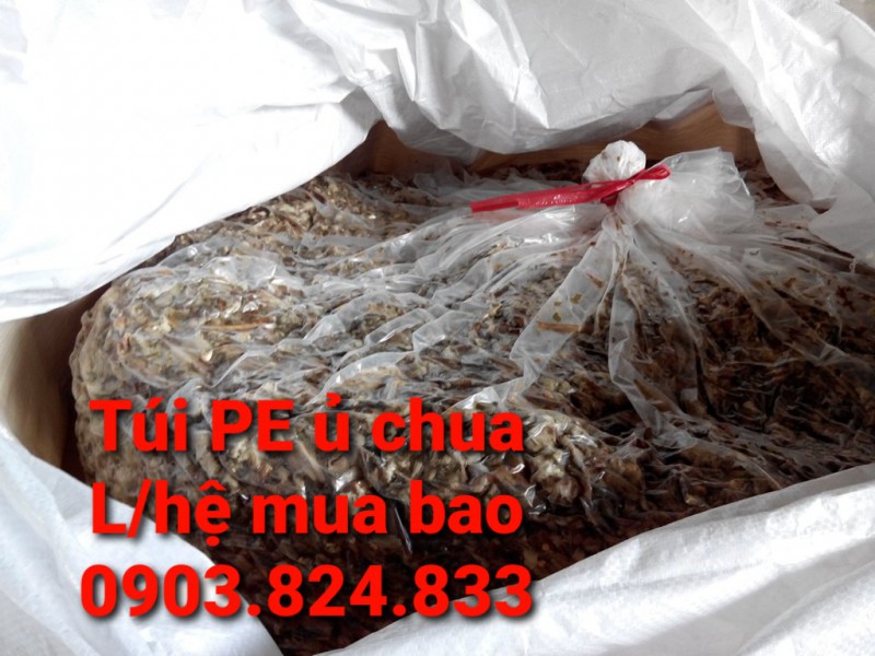 Bao jumbo đựng bắp ủ chua, cỏ ủ chua 1 bộ bao jumbo + pe ủ chua