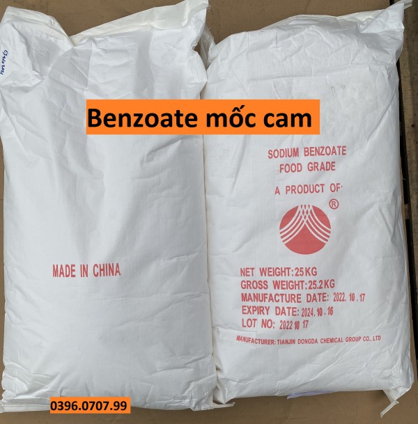 Chất bảo quản, mốc cam Sodium Benzoate E211