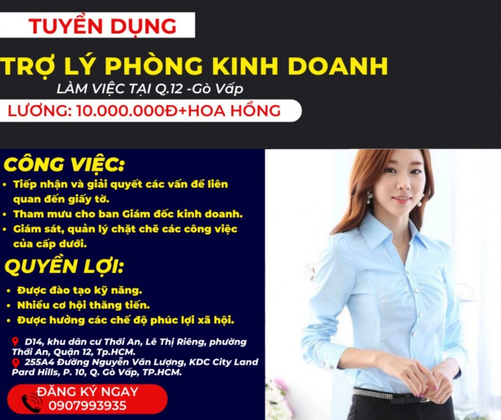 BĐS Thịnh Gia Tuyển NVKD và Trưởng Nhóm Kinh Doanh BĐS