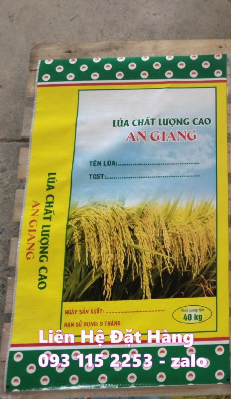 Bao lúa giống 40kg có sẵn sll dễ đặt hàng