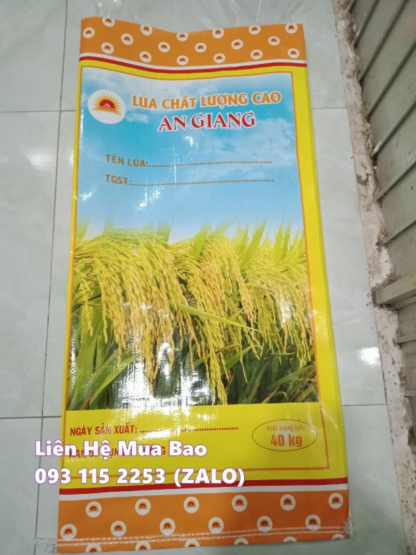 Bao lúa giống 40kg có sẵn sll dễ đặt hàng