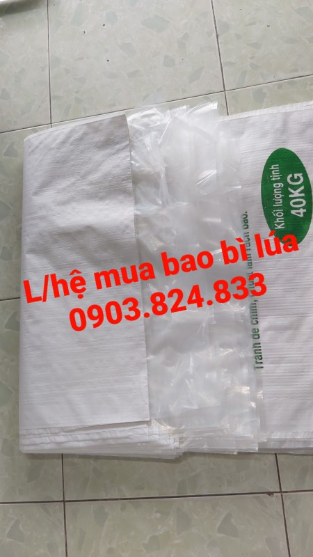 Cung cấp bao đựng lúa giống 40kg, bao bì lúa giống