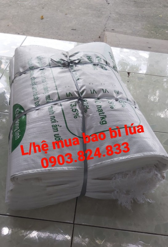 Cung cấp bao đựng lúa giống 40kg, bao bì lúa giống