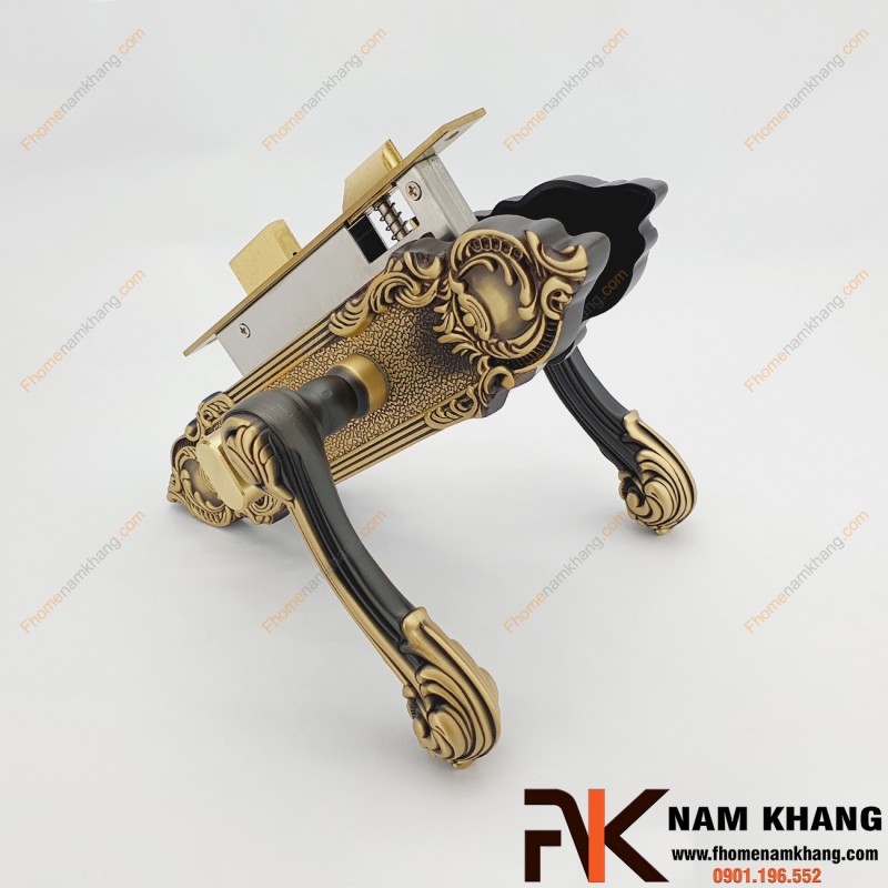 Khóa cửa phòng bằng đồng cao cấp NK192M-RC