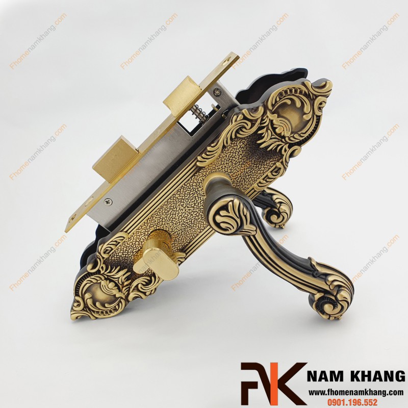 Khóa cửa phòng bằng đồng cao cấp NK192M-RC