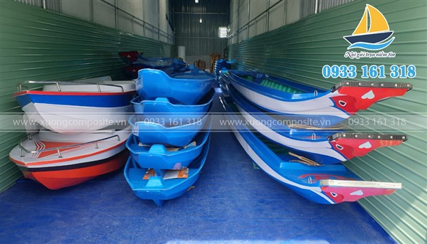 Xuồng ghe thuyền composite, cano composite, thuyền nhựa phòng chống lũ lụt tại Quảng Nam   