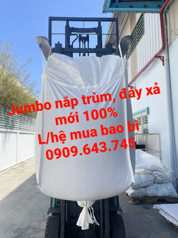 Bao jumbo 1 tấn mới, vận chuyển xuất khẩu hàng hoá tải trọng lớn