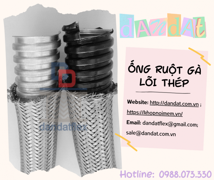 Ống Ruột Gà Inox Chống Cháy Nổ/ Ống Ruột Gà Lõi Thép Bóc Nhựa PVC/ Ống Thép Mạ Kẽm Luồn Dây Điện