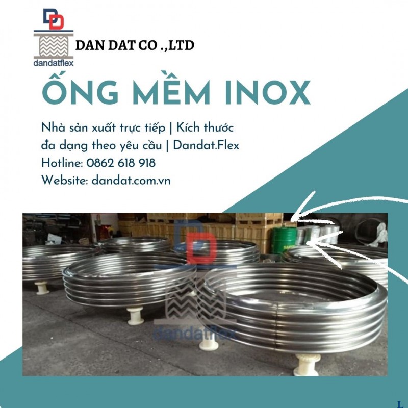 Ống bù trừ giãn nở, Khớp co giãn iox, Khớp nối giãn nở inox