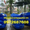 Xuồng composite chèo tay chở 2 -3 người, xuồng nhựa giá rẻ tại Long An