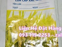 Bao lúa giống 40kg có sẵn in luôn tên lúa giá rẻ