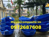 Xuồng composite chèo tay chở 2 -3 người, xuồng nhựa giá rẻ tại Long An