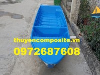 Xuồng composite chèo tay chở 2 -3 người, xuồng nhựa giá rẻ tại Long An