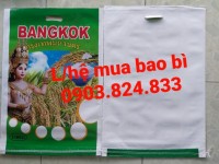 Bao pp dệt, bao đựng gạo bangkok 10kg