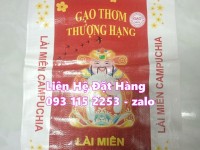 Bao đựng gạo có sẵn các loại 5kg, 10kg, 25kg các loại