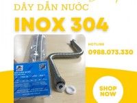 Dây Dẫn Nước Nóng Lạnh, Dây Cấp Nước Mềm Inox 304, Dây Cấp Nước Inox Chịu Nhiệt