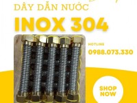 Dây Dẫn Nước Nóng Lạnh, Dây Cấp Nước Mềm Inox 304, Dây Cấp Nước Inox Chịu Nhiệt