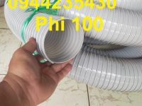 Ống hút bụi gân nhựa Phi 100