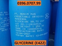 Chất nhũ hóa Glycerine E422 - lẻ can 30kg