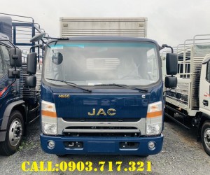 Bán xe tải Jac N650 Plus thùng kín động cơ Cummins giao xe ngay 