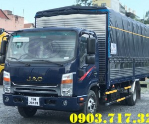 Bán xe tải Jac 5 tấn N500 thùng bạt dài 5m2 động cơ Đức bảo hành 5 năm