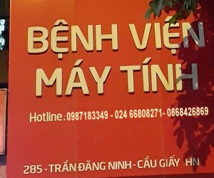 Bệnh viện máy tính 285 Trần Đăng Ninh sửa chữa máy tính tại nhà uy tín