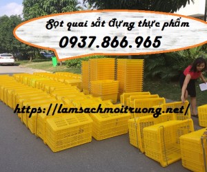 Bán sọt nhựa đựng hàng nông sản, sọt nhựa đựng thực phẩm trong nhà hàng