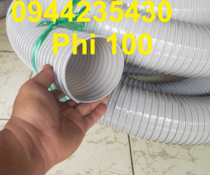 Ống hút bụi gân nhựa Phi 100