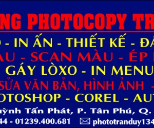 PHOTOCOPY HUỲNH TẤN PHÁT, QUẬN 7